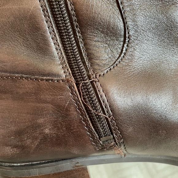 Etienne Aigner Brown Riding Boots Size 10 - Picture 8 of 10